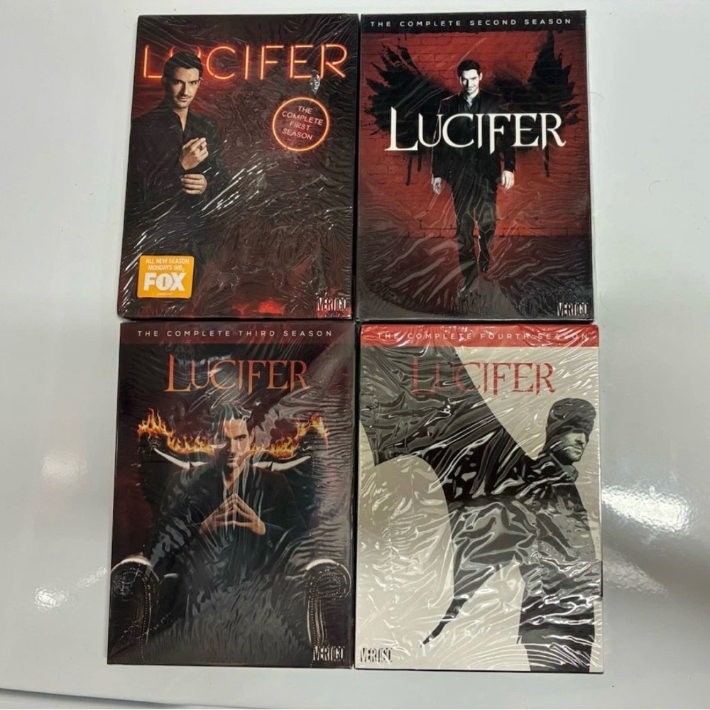 Lucifer Complete Seasons 1-4 DVD Sets